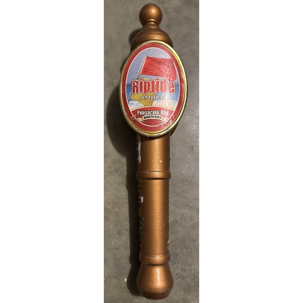 Pensacola Bay Brewery - Beer Tap Handle - Riptide Amber